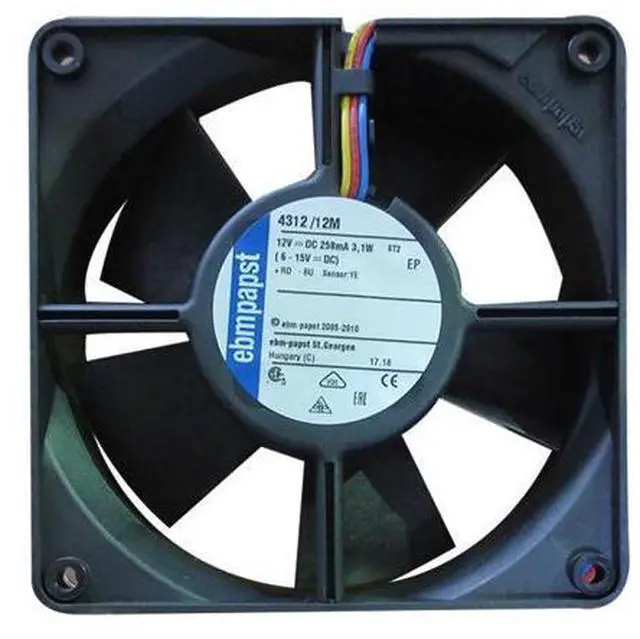 Main image of 4312/12M original authentic 12032 12V 3.1W German cooling fan 120*120*32