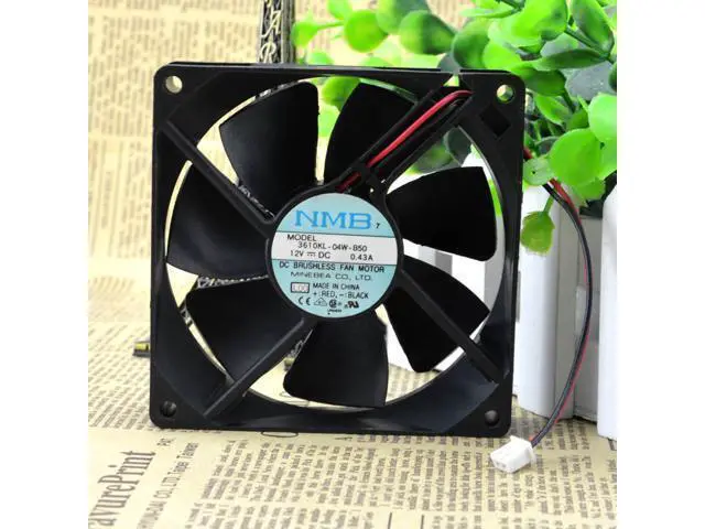 Alt view image 3 of 6 - Brand new original NMB 3610KL-04W-B59 9225 DC12V inverter cooling fan
