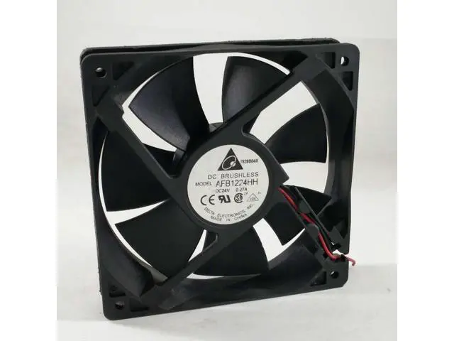 Alt view image 2 of 4 - AFB1224VH original Delta DELTA 12025 24V 0.35A 12 cm inverter cooling fan