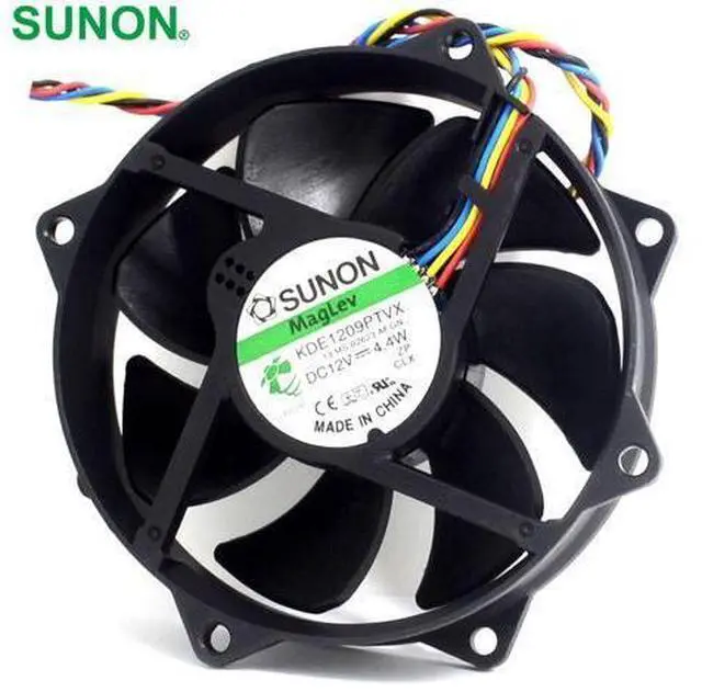 Main image of 5pcs Maglev Round CPU Case Cooling Fan KDE1209PTVX 4.4W 4 Pin DC 12V