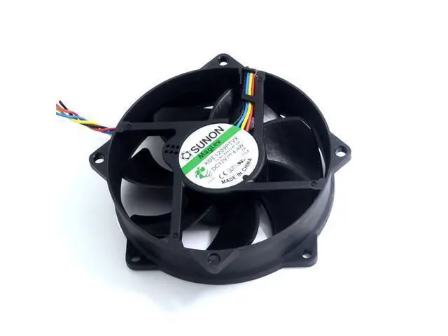 Alt view image 3 of 6 - 5pcs Maglev Round CPU Case Cooling Fan KDE1209PTVX 4.4W 4 Pin DC 12V