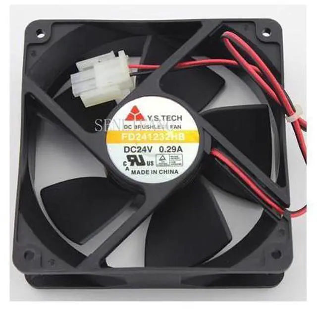 Main image of For Y.S TECH FD241232HB Server Cooler Fan DC 24V 0.29A 120x120x32mm 2-wire