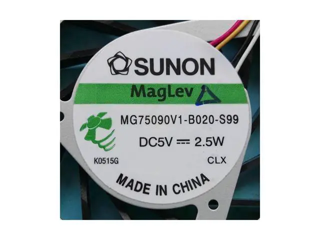 Alt view image 2 of 3 - New orignal cpu cooling fan for Sunon MF75090V1-B020-S99 DC5V 2.5W 4PIN same to AB8305HX-EDB ZR8A