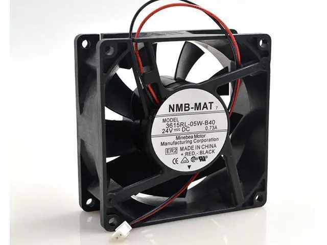Alt view image 3 of 4 - Original NMB 3615RL-05W-B40 9038 9CM 24V 0.73A waterproof inverter cooling fan