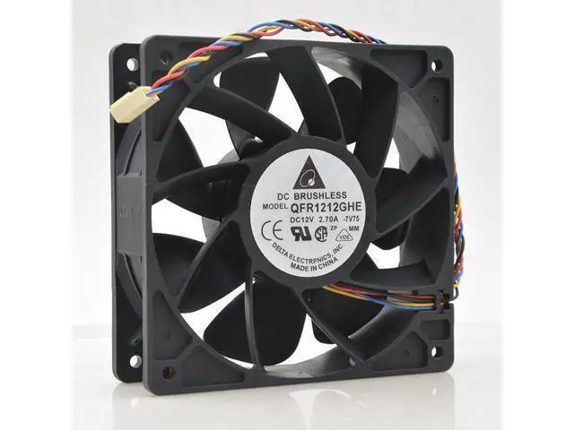 Alt view image 3 of 5 - Original Delta QFR1212GHE 12038 12V2.7A E10 Dedicated S9 E9L3 cooling fan