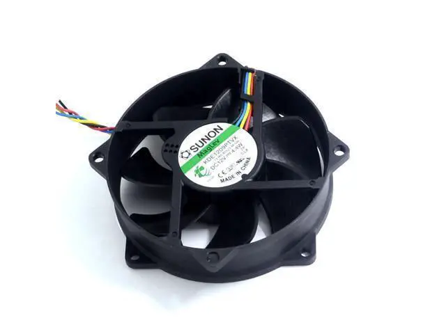 Alt view image 3 of 6 - 5pcs Maglev Round CPU Case Cooling Fan KDE1209PTVX 4.4W 4 Pin DC 12V