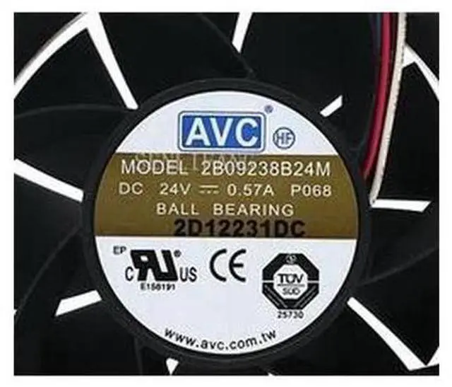 Main image of 9CM 9238 DC 24V 0.57A 2B09238B24M P068 92*92*38mm 4-lines heatsink cooling fan