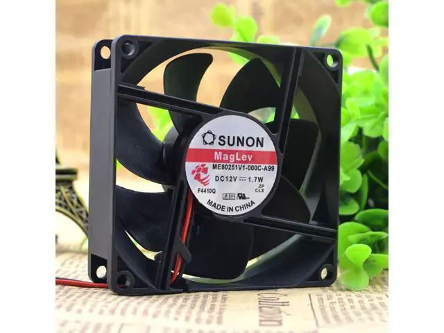 Alt view image 3 of 4 - SUNON ME80251V1-000C-A99 12V 1.7W 8CM 8025 Silent Cooling Fan
