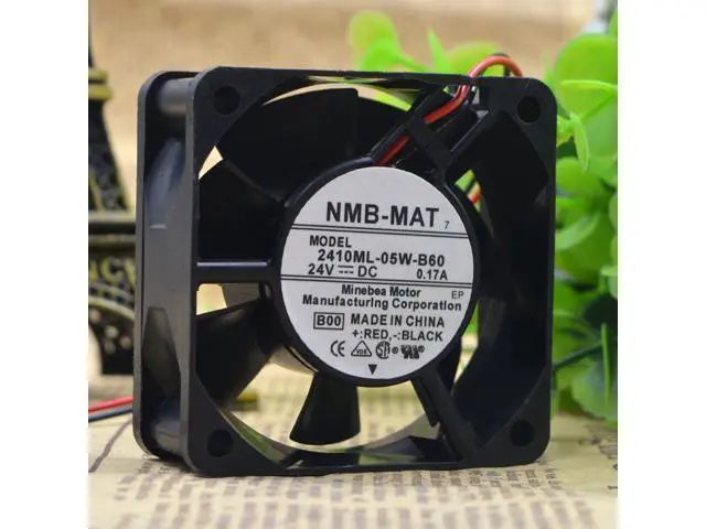 Alt view image 2 of 3 - Original NMB 2410ML-05W-B60 DC 24V 0.17A 6CM 6025 Axial Flow Cooling Fan