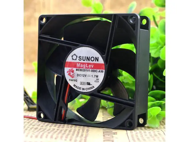 Alt view image 4 of 4 - SUNON ME80251V1-000C-A99 12V 1.7W 8CM 8025 Silent Cooling Fan