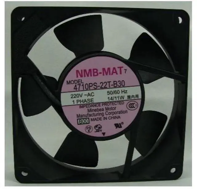 Main image of Genuine NMB-MAT 4710PS-22T-B30 AC220V 14/11W Inverter cooling fan