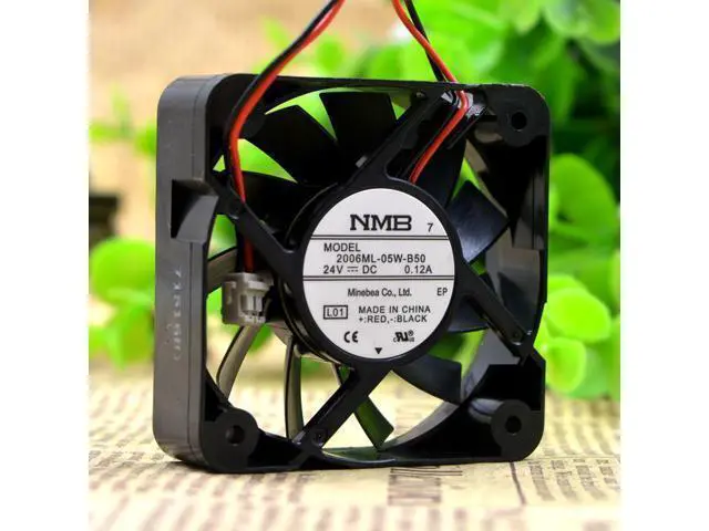 Alt view image 5 of 5 - Brand new genuine NMB 2006ML-05W-B50 24V 0.12A 5cm 5015 cooling fan equipment