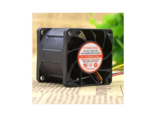 Alt view image 2 of 5 - Original EC3838M12BA 3.8CM 12V 0.16A 3838 silent cooling fan