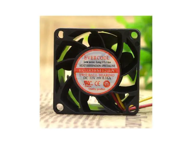 Alt view image 3 of 5 - Original EC3838M12BA 3.8CM 12V 0.16A 3838 silent cooling fan