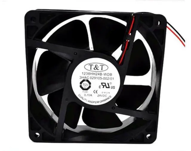 Main image of 1238HH24B-WDB ABB robot controller cooling fan 3HAC029105-002 with plug