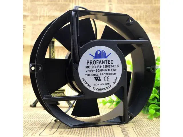 Alt view image 2 of 3 - PROFANTEC P2175HBL-ETS 17251 220V 0.12A Inverter Cooling fan