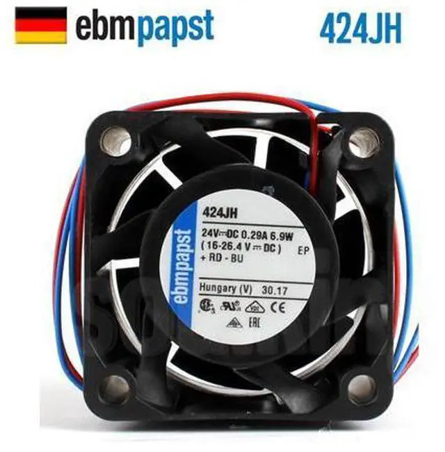 Main image of Original ebmpapst 424JH 24V 6.9W 4028 4cm high speed DC cooling fan