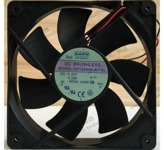 Main image of Original KAKU AD1224HB-A71GL 24V 0.19A 12025 12CM chassis cooling fan