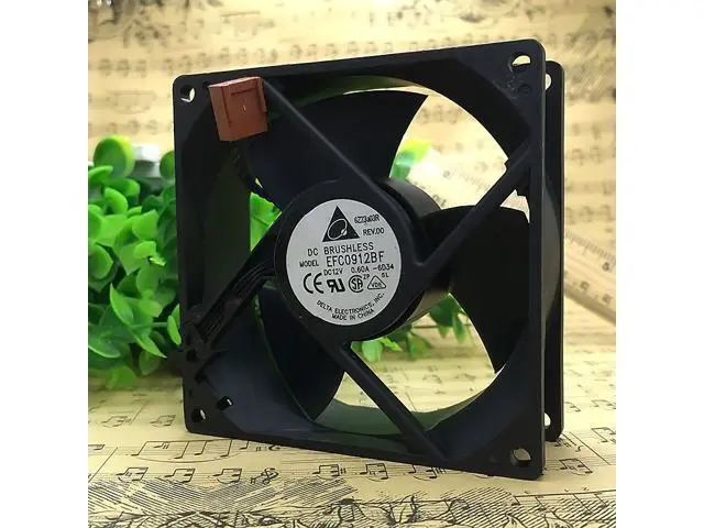 Alt view image 4 of 4 - Original Delta EFC0912BF KG885 12V 0.60A 9CM 9032 4-wire temperature control cooling fan