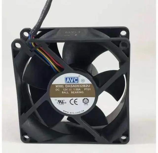 Main image of New AVC DASA0832B2U 8032 12V 1.0A 8 cm four-wire PWM high air volume cooling fan