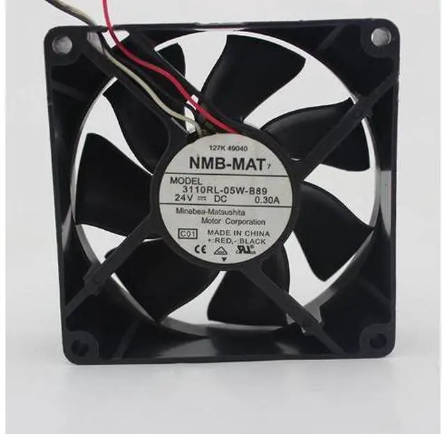 Main image of Original NMB 8025 24V 0.30A 3110RL-05W-B89 Large air volume cooling fan