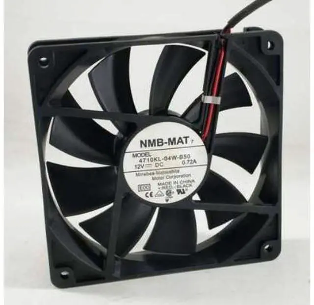 Main image of NMB 12CM DC12V 0.72A 4710KL-04W-B50 large air volume chassis cooling fan