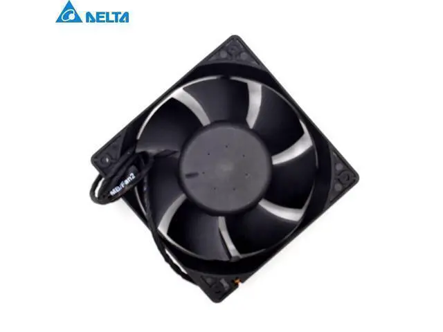 Alt view image 6 of 6 - Delta 3 12CM 120x120x38mm 12038 AFC1212DE HJ1M6-AOO super large volume support PWM 4-wire violence fan with thermostat
