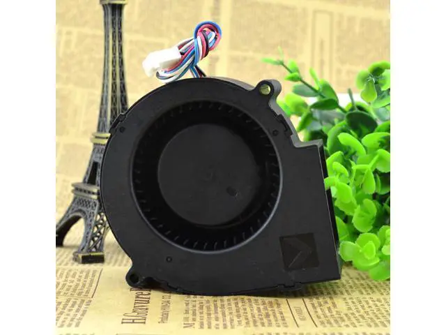 Alt view image 3 of 5 - BA10033B12H New AVC 9733 12V 1.32A Barbecue Grill Turbo Cooling Blower Fan
