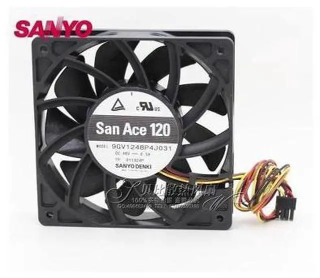 Main image of The new 9GV1248P4J031 12025 12cm 48V 0.5A fan for 120*120*25mm
