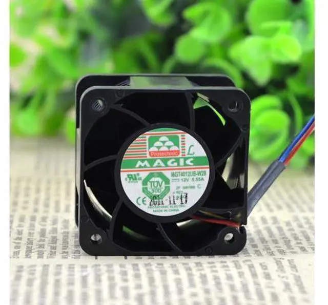 Main image of MGT4012VB-028 brand new Taiwan 4028 12V 0.8A 4CM large air volume cooling fan