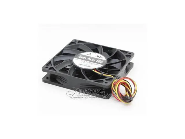 Alt view image 2 of 3 - The new 9GV1248P4J031 12025 12cm 48V 0.5A fan for 120*120*25mm