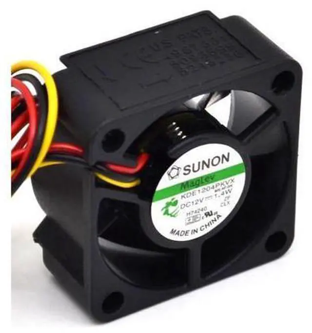 Main image of 5pcs\/lot new and original 40*40*20mm 3-wire 4020 4 cm silent fan 1.4W KDE1204PKVX