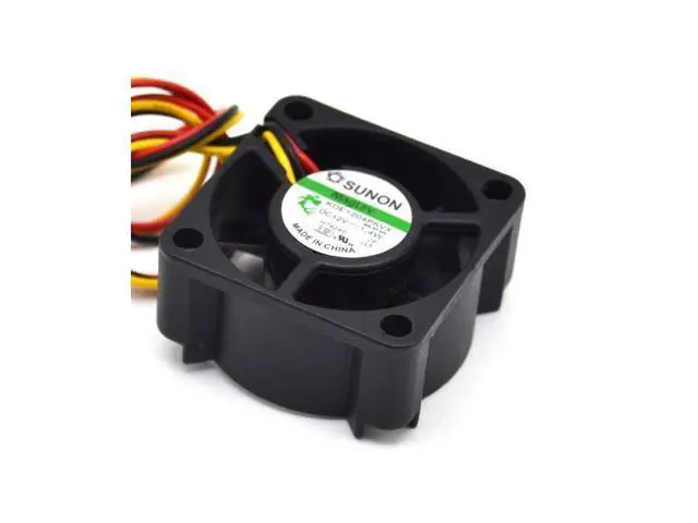 Alt view image 3 of 6 - 5pcs\/lot new and original 40*40*20mm 3-wire 4020 4 cm silent fan 1.4W KDE1204PKVX