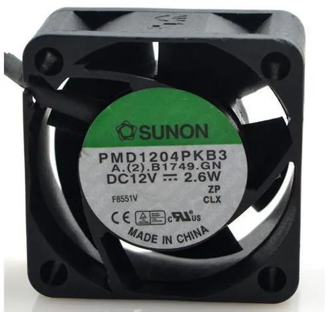 Main image of SUNON PMD1204PKB3 12V 2.6W 4020 4CM cm double ball temperature control fan