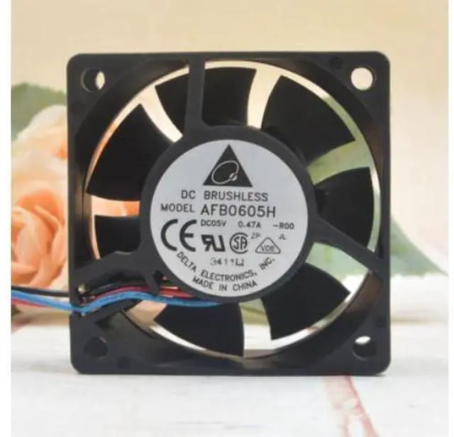 Main image of Delta AFB0605H 6CM 6025 5V 0.47A Double Ball Bearing Cooling Fan