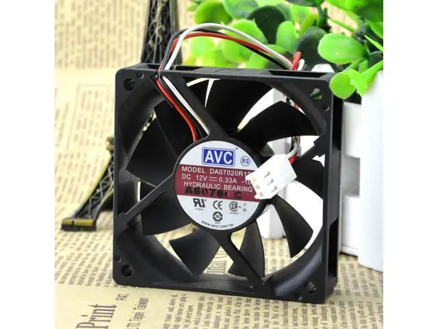 Alt view image 5 of 5 - Original AVC DA07020R12H 12V 0.33A 7020 7CM CPU hydraulic silent cooling fan