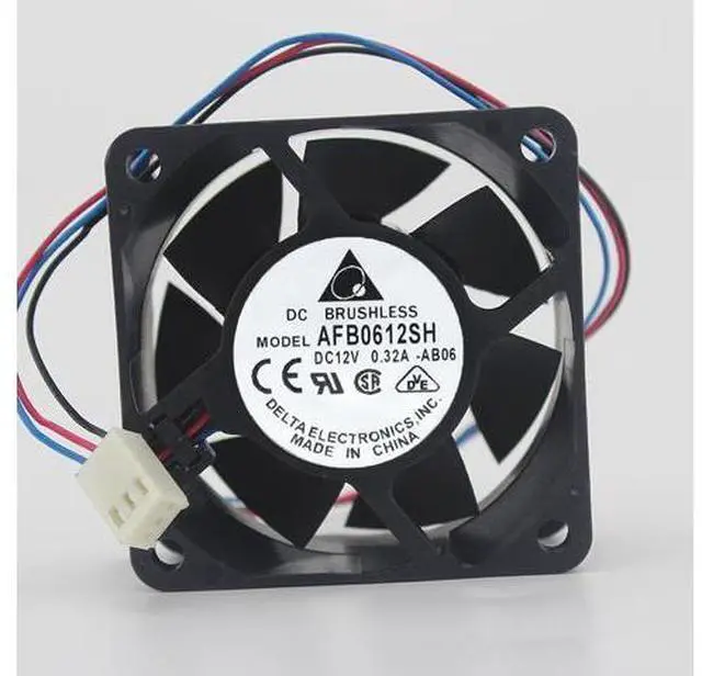Main image of Genuine Delta 6025 AFB0612SH 12V 0.32A 6CM / cm PWM temperature control large air volume fan