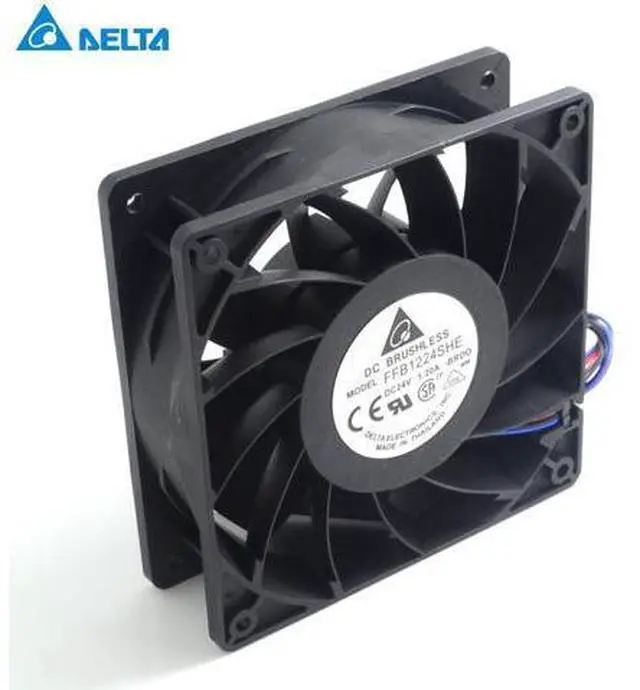 Main image of 120*120*38mm FFB1224SHE-BR00 12038 24V 1.20A wind turbine fan delta