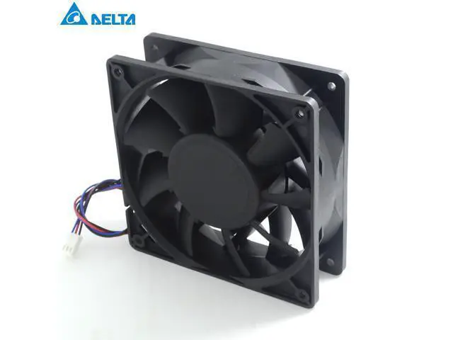 Alt view image 4 of 6 - 120*120*38mm FFB1224SHE-BR00 12038 24V 1.20A wind turbine fan delta