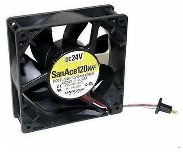 Main image of 9WF1224H1D05 DC 24V 0.32A 120x120x38mm 3-Wire Server Square Fan