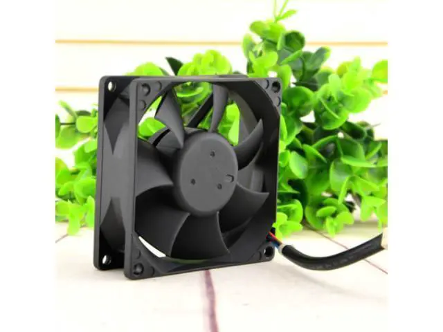 Alt view image 2 of 2 - Delta 8CM 8025 12V 0.41A AFB0812VH chassis power supply motherboard detection cooling fan