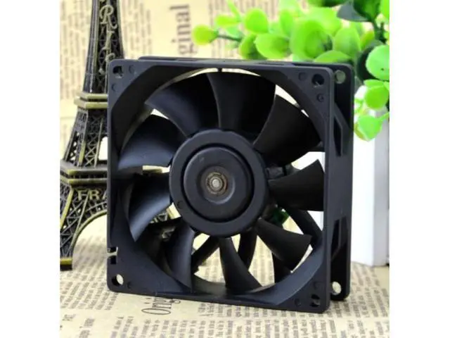 Alt view image 2 of 2 - Temperature-controlled and high-volume fan speed measurement of original Delta FFB0824SH 24V 0.28A 8cm 8025