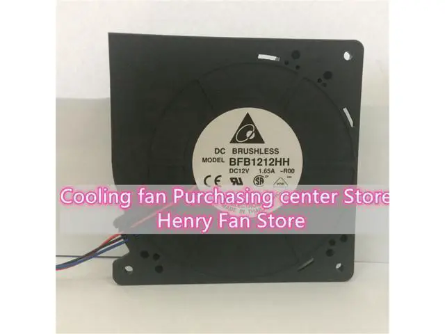 Alt view image 2 of 4 - Original Delta BFB1212HH-R00 12V 1.65A 12032 Turbo Blower 12CM Large Air Volume Fan