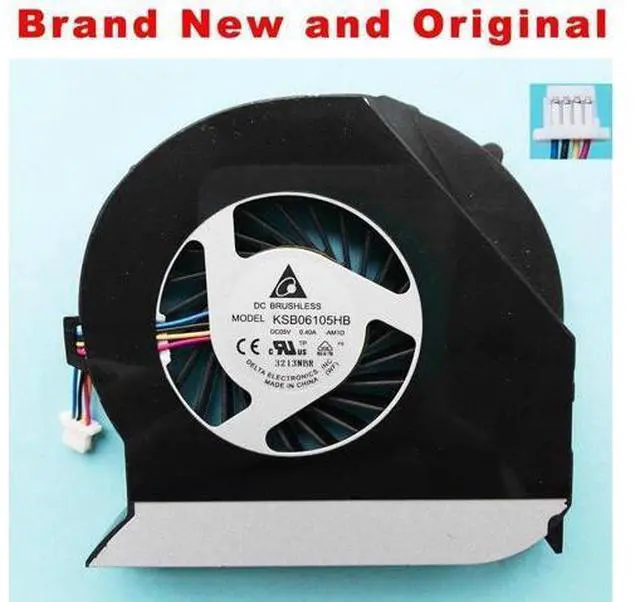 Main image of New original cpu cooling fan for Delta KSB06105HB DC 5V 0.4A -AM1D 4PIN