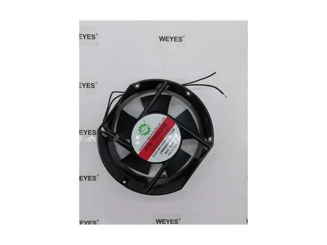 Alt view image 2 of 3 - F2E-150B-230 Axial Cooling Fan AC 220V-240V 0.22A 38W 2600RPM 17250 17cm 172*150*50mm 2 Wires 50\/60HZ