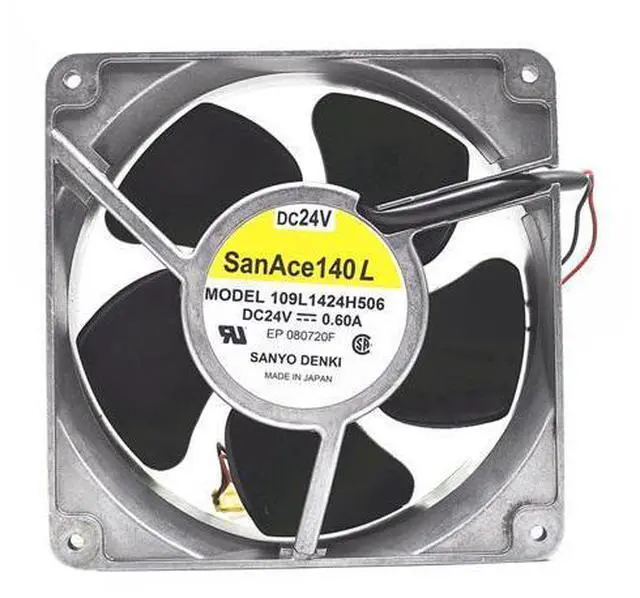 Main image of 109L1424H506 original authentic DC24V 0.6A 140 * 14050MM aluminum frame DC fan