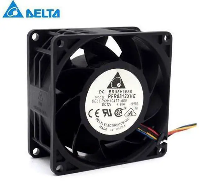 Main image of 3pcs 80*80*38MM PFR0812XHE 8076 4.9A 12V dual motor turn violent car booster fan delta