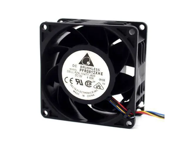 Alt view image 3 of 6 - 3pcs 80*80*38MM PFR0812XHE 8076 4.9A 12V dual motor turn violent car booster fan delta