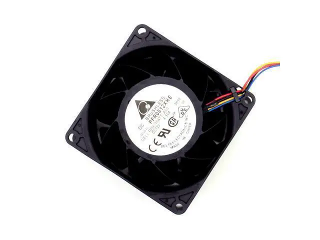Alt view image 6 of 6 - 3pcs 80*80*38MM PFR0812XHE 8076 4.9A 12V dual motor turn violent car booster fan delta