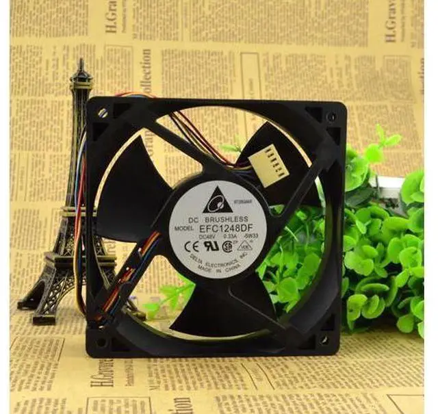 Main image of Brand new original / DELTA 12032 48V 0.33A 12 cm four wire fan EFC1248DF